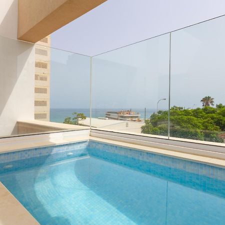 شقة Terraza Del Mar: Apartamento Con Terraza Y Piscina توريمولينوس المظهر الخارجي الصورة