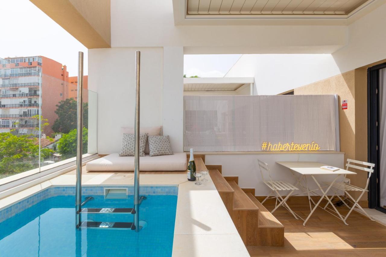 شقة Terraza Del Mar: Apartamento Con Terraza Y Piscina توريمولينوس المظهر الخارجي الصورة